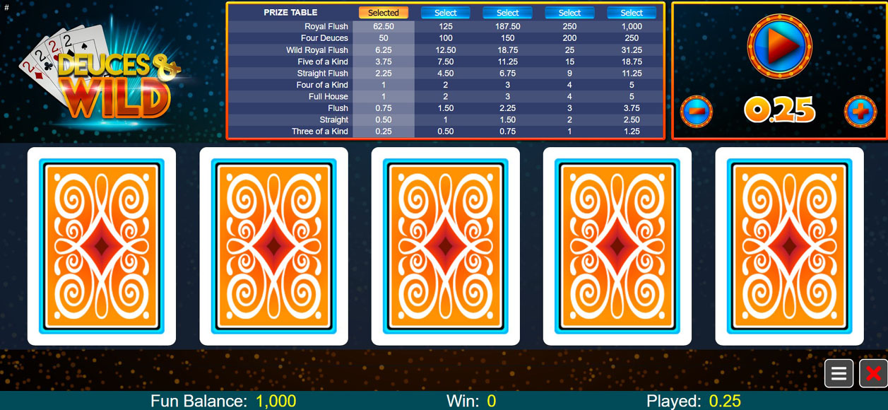 Video Poker Gameplay