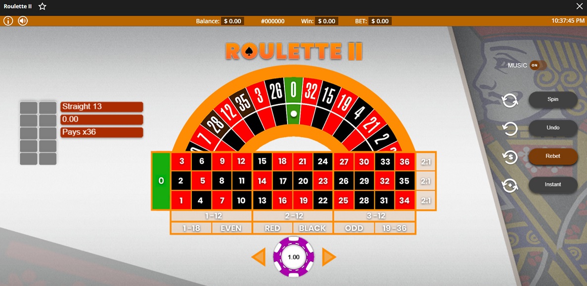 Wild Roulette Desktop- Roulette II