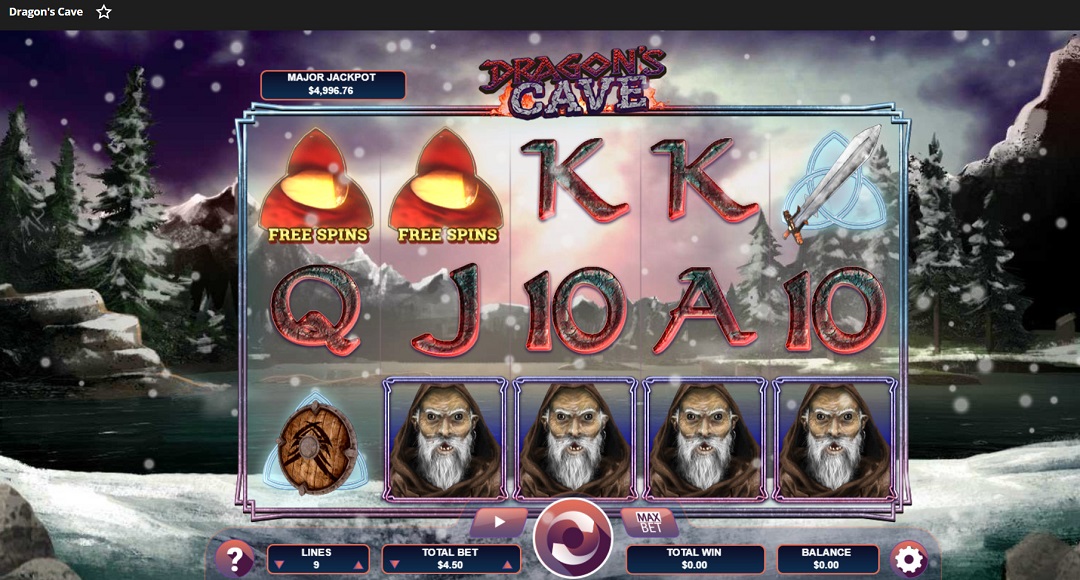 Wild Slot Game Desktop- Dragon's Cave