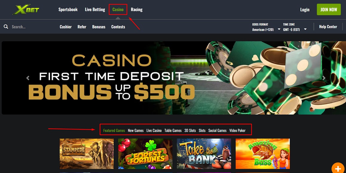 XBet Casino Redeem Bonus Code- Step 3