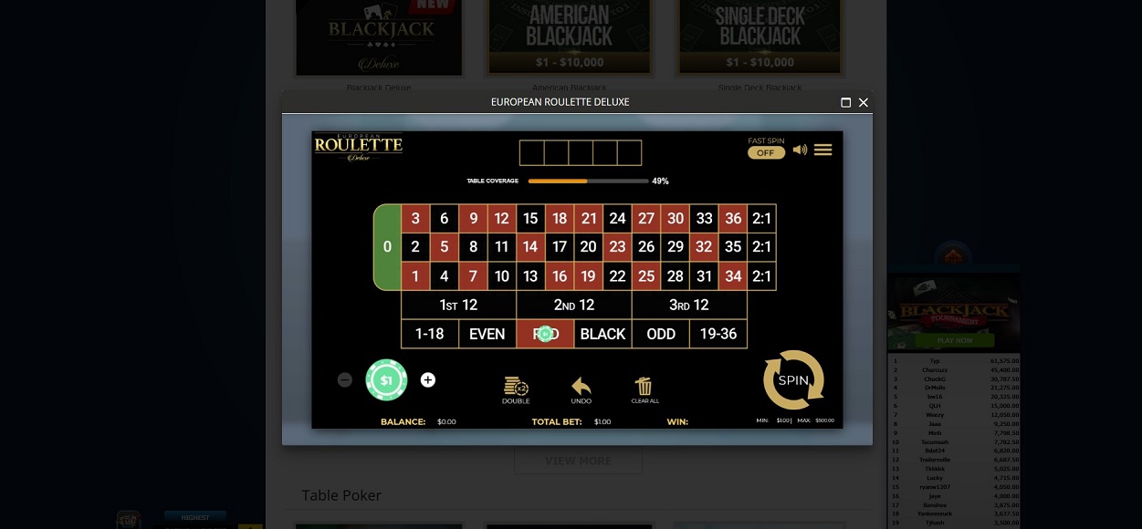 Roulette Gameplay